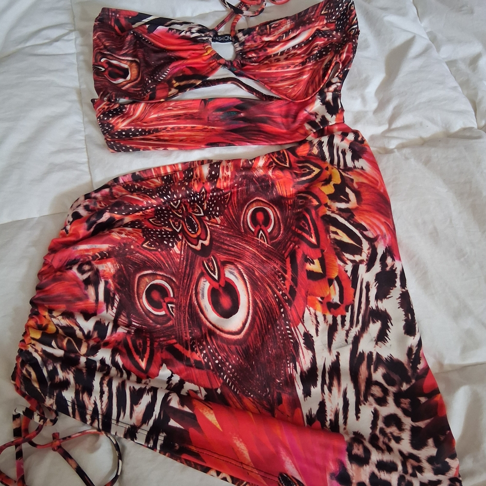 Fashion Nova "Hear Her Roar" y2k Mini Dress